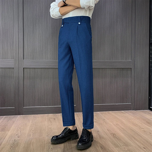 High Waist Straight Pants For Men. It is available in many colors