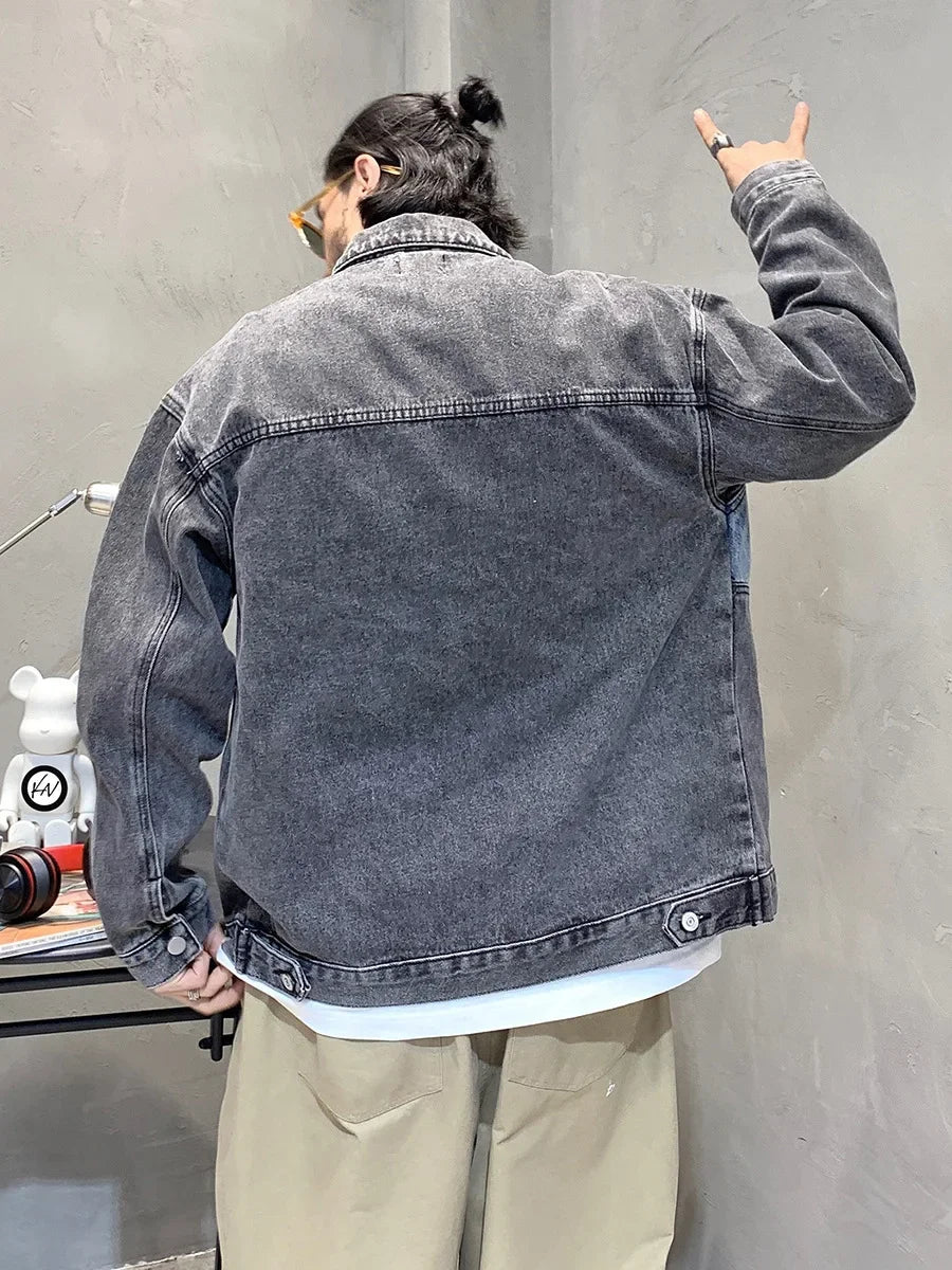 New Fashion Men's Casual Trendy Retro  Vintage  Jacket