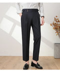 High Quality Men High Waist Suit Pants