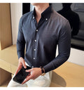 Men's Classy   Slim Fit Long Sleeve Shirt