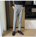 Men's Slim-Fit High Waist Pants