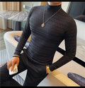 Hot Selling Slim Fit  Long Sleeved T-shirt for Men