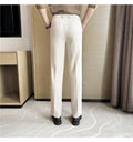 Men'S  Casual Pants Elastic  Business Suit Pants .It is worn in Office or Wedding Functions