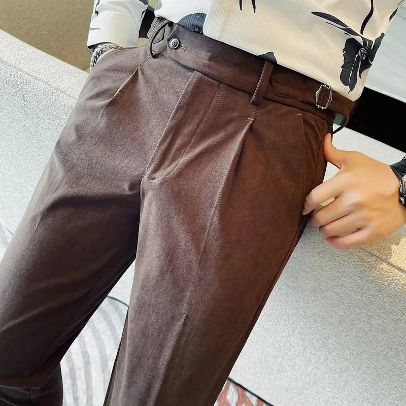 Men's Casual  Business Social Suit Pants .It can be worn for business office use.