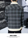 Unique Men's Autumn Plaid Jacket