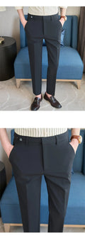 Men's Elegant Casual Business Slim-fit Dress Pants.