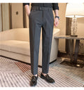 Men's Classy  Stretch Waist, Casual Pants  Slim Fit