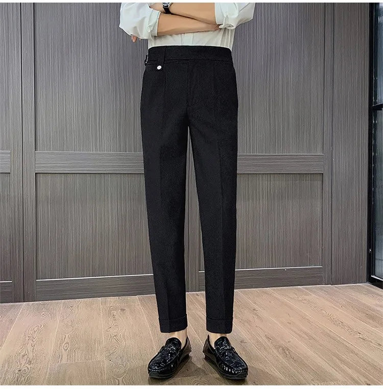 High Waist Straight Pants For Men. It is available in many colors