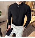Men's Long-sleeve shirt superb looking design for  office wear