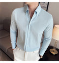Men's Classy   Slim Fit Long Sleeve Shirt