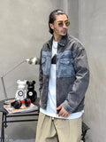 New Fashion Men's Casual Trendy Retro  Vintage  Jacket