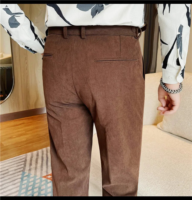 Men's Casual  Business Social Suit Pants .It can be worn for business office use.