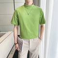 Men's Solid Turtleneck Slim Fit T shirt