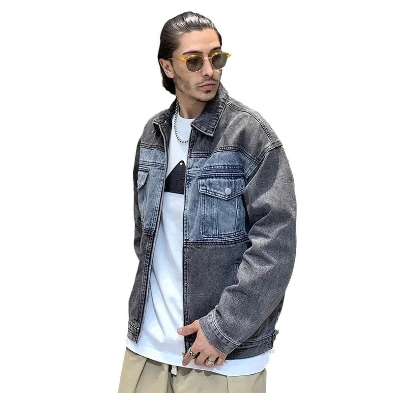 New Fashion Men's Casual Trendy Retro  Vintage  Jacket