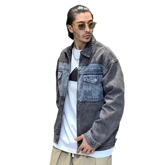 New Fashion Men's Casual Trendy Retro  Vintage  Jacket