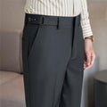 Men's  Premium Business  style Dress Pants with Flowing Light Texture