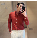 Men's Classy   Slim Fit Long Sleeve Shirt