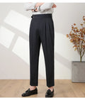 High Quality Men High Waist Suit Pants