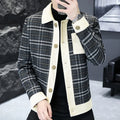 Unique Men's Autumn Plaid Jacket