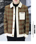 Unique Men's Autumn Plaid Jacket